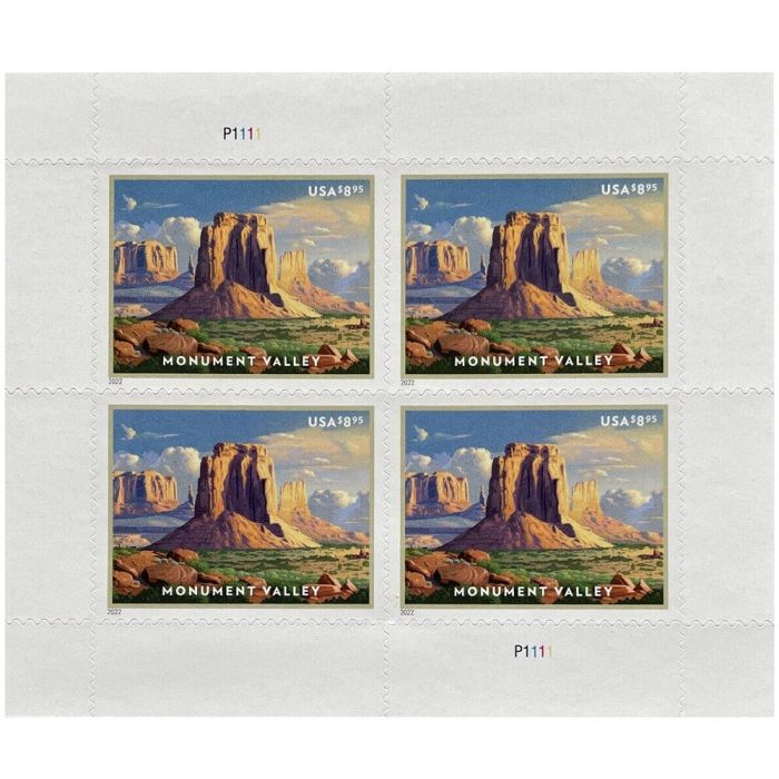 Monument Valley 2022 - 1 Sheet / 4 Pcs