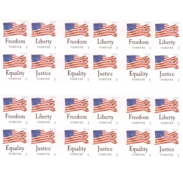 Four Flags 2012 - 5 Booklets / 100 Pcs