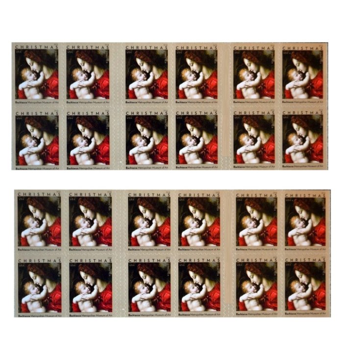 Madonna & Child by Bachiacca 2018  - 5 Booklets / 100 Pcs