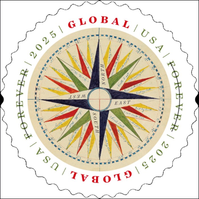 Global 1794 Compass Rose 2025 - 5 Sheets / 50 Pcs