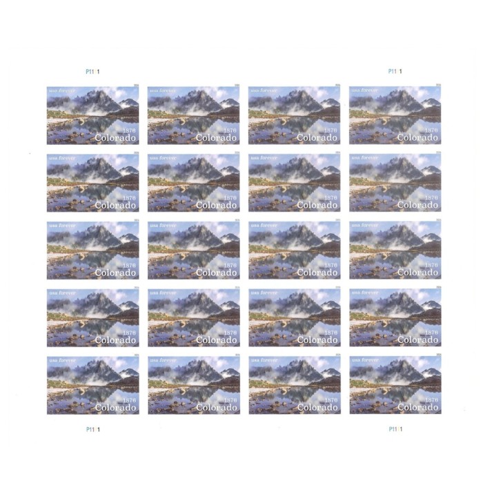 Colorado Statehood 2026 - 5 Sheets / 100 Pcs