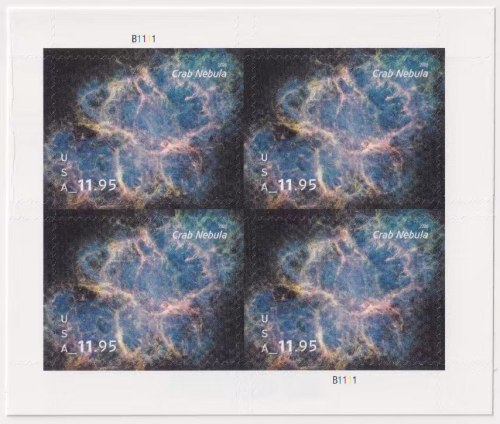 Crab Nebula Priority 2026 - 5 Sheet / 20 Pcs