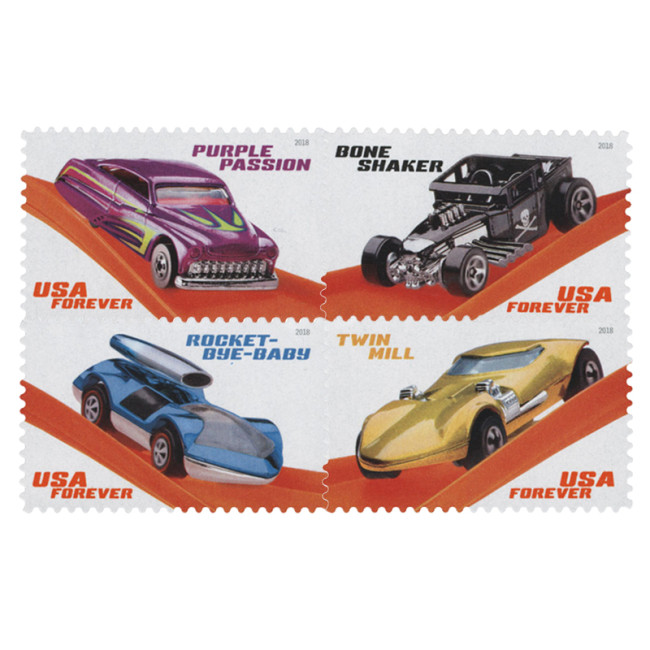 Hot Wheels 2018 - 5 Sheets / 100 Pcs