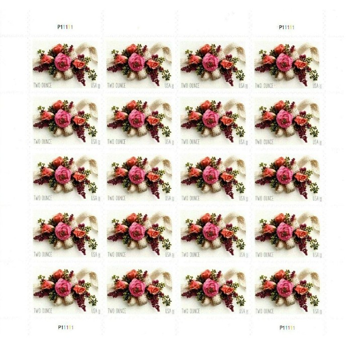 Garden Corsage 2020 - 5 Sheets  / 100 Pcs