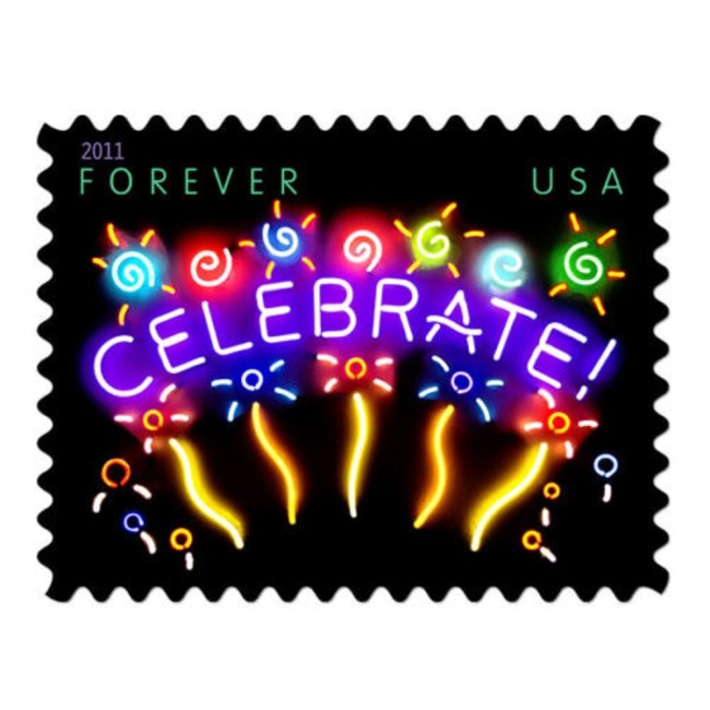 Celebrate 2011 - 5 Sheets  / 100 Pcs