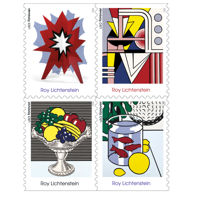 Roy Lichtenstein 2023 - 5 Sheets  / 100 Pcs