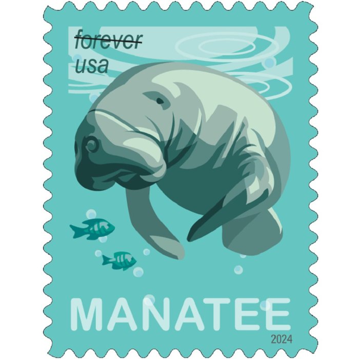 Save Manatees 2024 - 5 Booklets / 100 Pcs