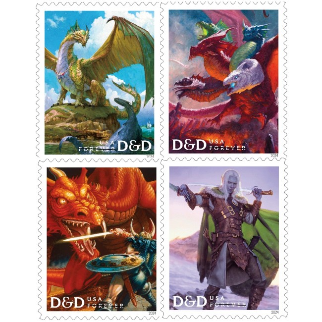 Dungeons & Dragons 2024 - 5 Sheets  / 100 Pcs