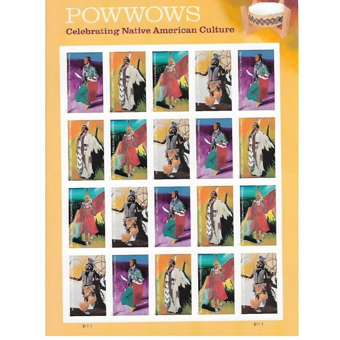 Powwows 2025 - 5 Sheets  / 100 Pcs