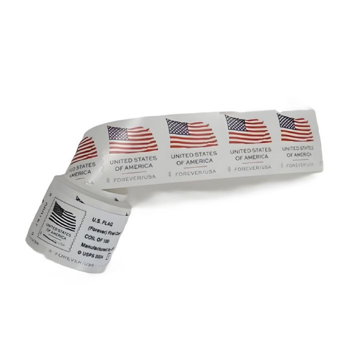 Flag 2025 Roll - 1 Roll / 100 Pcs