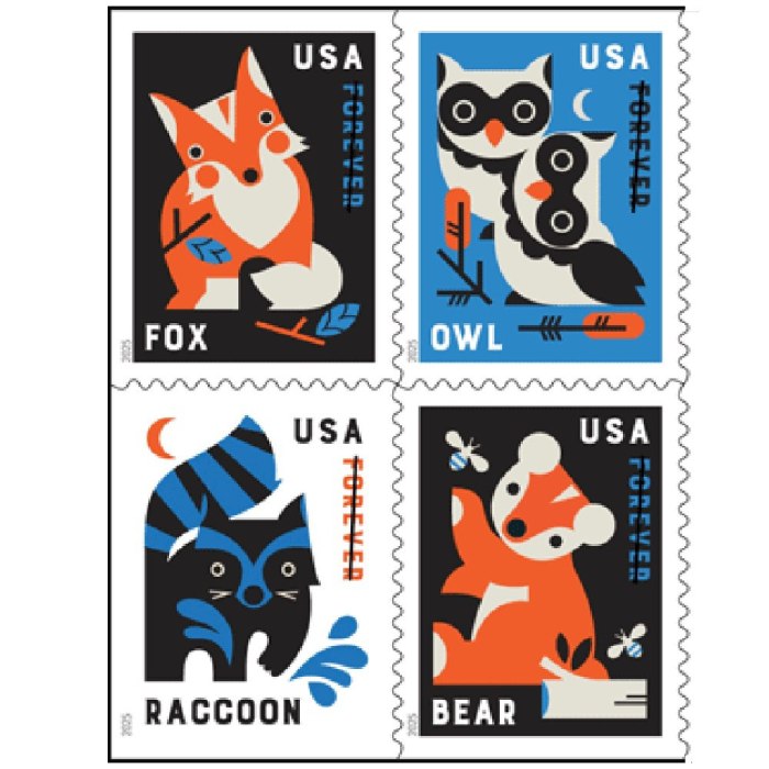 Baby Wild Animals 2025 - 5 Booklets / 100 Pcs