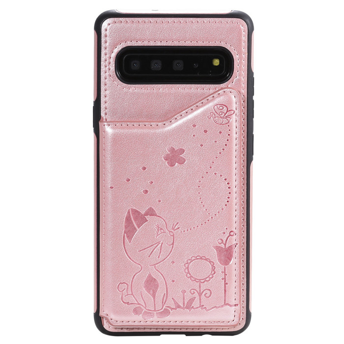 Samsung Galaxy S8 Leather Billfold Case - Rose Gold