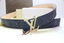 Super Perfect Quality LV Belts(100% Genuine Leather,Steel Buckle)-194
