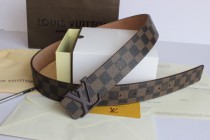 Super Perfect Quality LV Belts(100% Genuine Leather,Steel Buckle)-017
