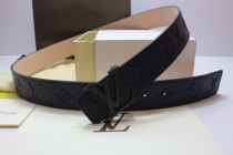 Super Perfect Quality LV Belts(100% Genuine Leather,Steel Buckle)-186