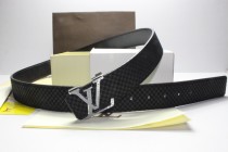 Super Perfect Quality LV Belts(100% Genuine Leather,Steel Buckle)-144