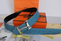 Super Perfect Quality Hermes Belts(100% Genuine Leather,Reversible Steel Buckle)-023