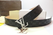 Super Perfect Quality LV Belts(100% Genuine Leather,Steel Buckle)-201
