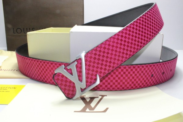 Super Perfect Quality LV Belts(100% Genuine Leather,Steel Buckle)-112