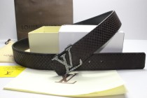 Super Perfect Quality LV Belts(100% Genuine Leather,Steel Buckle)-131