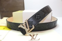 Super Perfect Quality LV Belts(100% Genuine Leather,Steel Buckle)-227