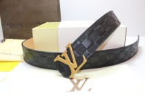 Super Perfect Quality LV Belts(100% Genuine Leather,Steel Buckle)-206