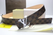 Super Perfect Quality LV Belts(100% Genuine Leather,Steel Buckle)-082