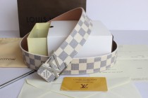 Super Perfect Quality LV Belts(100% Genuine Leather,Steel Buckle)-011