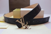 Super Perfect Quality LV Belts(100% Genuine Leather,Steel Buckle)-183