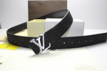 Super Perfect Quality LV Belts(100% Genuine Leather,Steel Buckle)-150