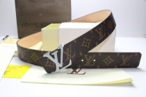 Super Perfect Quality LV Belts(100% Genuine Leather,Steel Buckle)-054