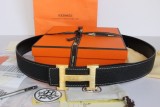 Super Perfect Quality Hermes Belts(100% Genuine Leather,Reversible Steel Buckle)-012