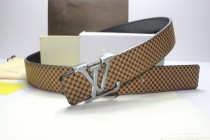 Super Perfect Quality LV Belts(100% Genuine Leather,Steel Buckle)-164