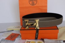 Super Perfect Quality Hermes Belts(100% Genuine Leather,Reversible Steel Buckle)-001