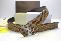 Super Perfect Quality LV Belts(100% Genuine Leather,Steel Buckle)-160