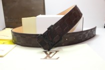 Super Perfect Quality LV Belts(100% Genuine Leather,Steel Buckle)-263