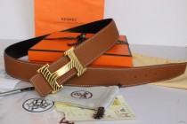 Super Perfect Quality Hermes Belts(100% Genuine Leather,Reversible Steel Buckle)-014