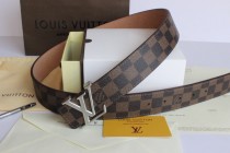 Super Perfect Quality LV Belts(100% Genuine Leather,Steel Buckle)-016