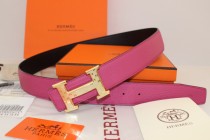 Super Perfect Quality Hermes Belts(100% Genuine Leather,Reversible Steel Buckle)-053