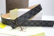 Super Perfect Quality LV Belts(100% Genuine Leather,Steel Buckle)-038