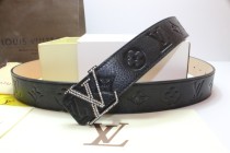 Super Perfect Quality LV Belts(100% Genuine Leather,Steel Buckle)-229