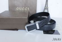 Super Perfect Quality Gucci Belts(100% Genuine Leather,Steel Buckle)-137