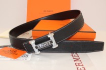 Super Perfect Quality Hermes Belts(100% Genuine Leather,Reversible Steel Buckle)-039