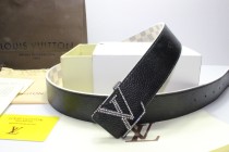 Super Perfect Quality LV Belts(100% Genuine Leather,Steel Buckle)-069