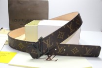 Super Perfect Quality LV Belts(100% Genuine Leather,Steel Buckle)-055