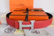 Super Perfect Quality Hermes Belts(100% Genuine Leather,Reversible Steel Buckle)-003