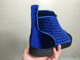 Authentic Christian Louboutin Blue Suede
