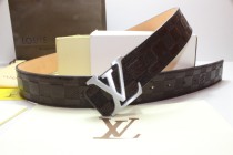 Super Perfect Quality LV Belts(100% Genuine Leather,Steel Buckle)-277