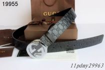 Super Perfect Quality Gucci Belts(100% Genuine Leather,Steel Buckle)-017