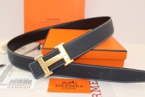 Super Perfect Quality Hermes Belts(100% Genuine Leather,Reversible Steel Buckle)-041